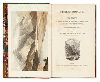 THOMSON, THOMAS. Western Himalaya and Tibet.  1852